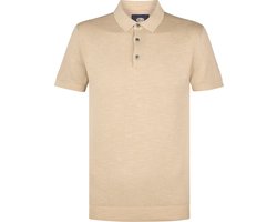 Petrol Industries - Heren Gebreide Polo Ocean - Bruin - Maat XXXL
