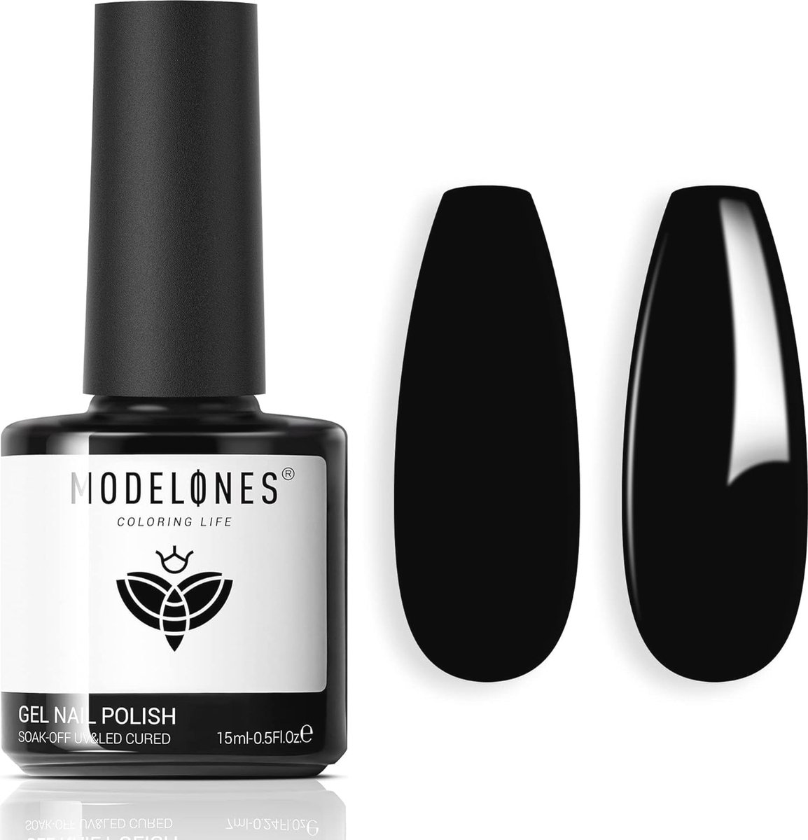 Goedkoopste Zwarte Gellak 15 ML - Semi-permanente Nagellak voor Stijlvolle Nagels en Nail Art