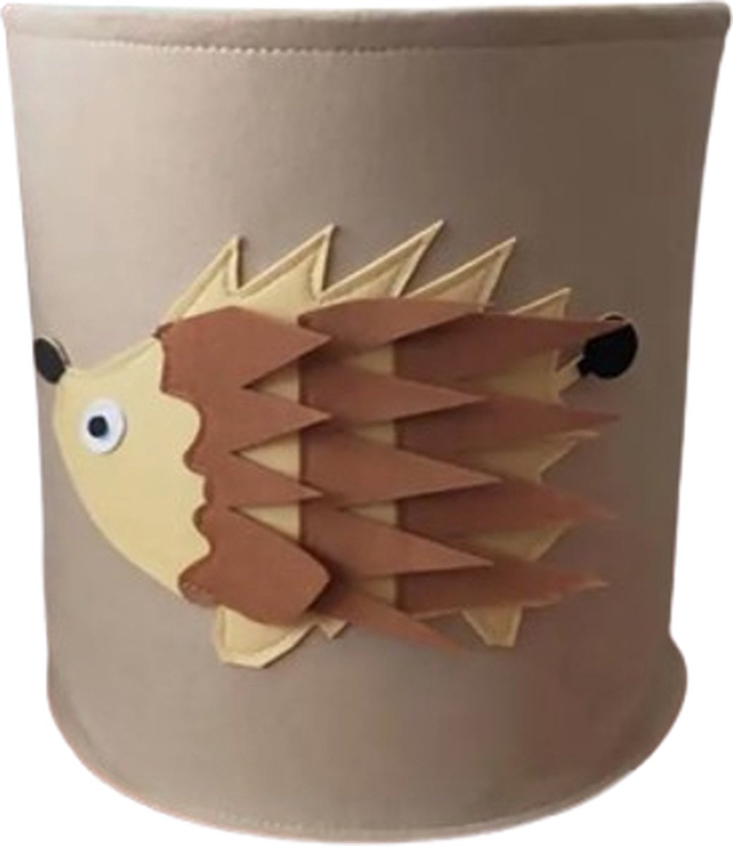 Speelgoedmand egel - opbergmand egel - opbergmand kinderkamer - speelgoed opberger