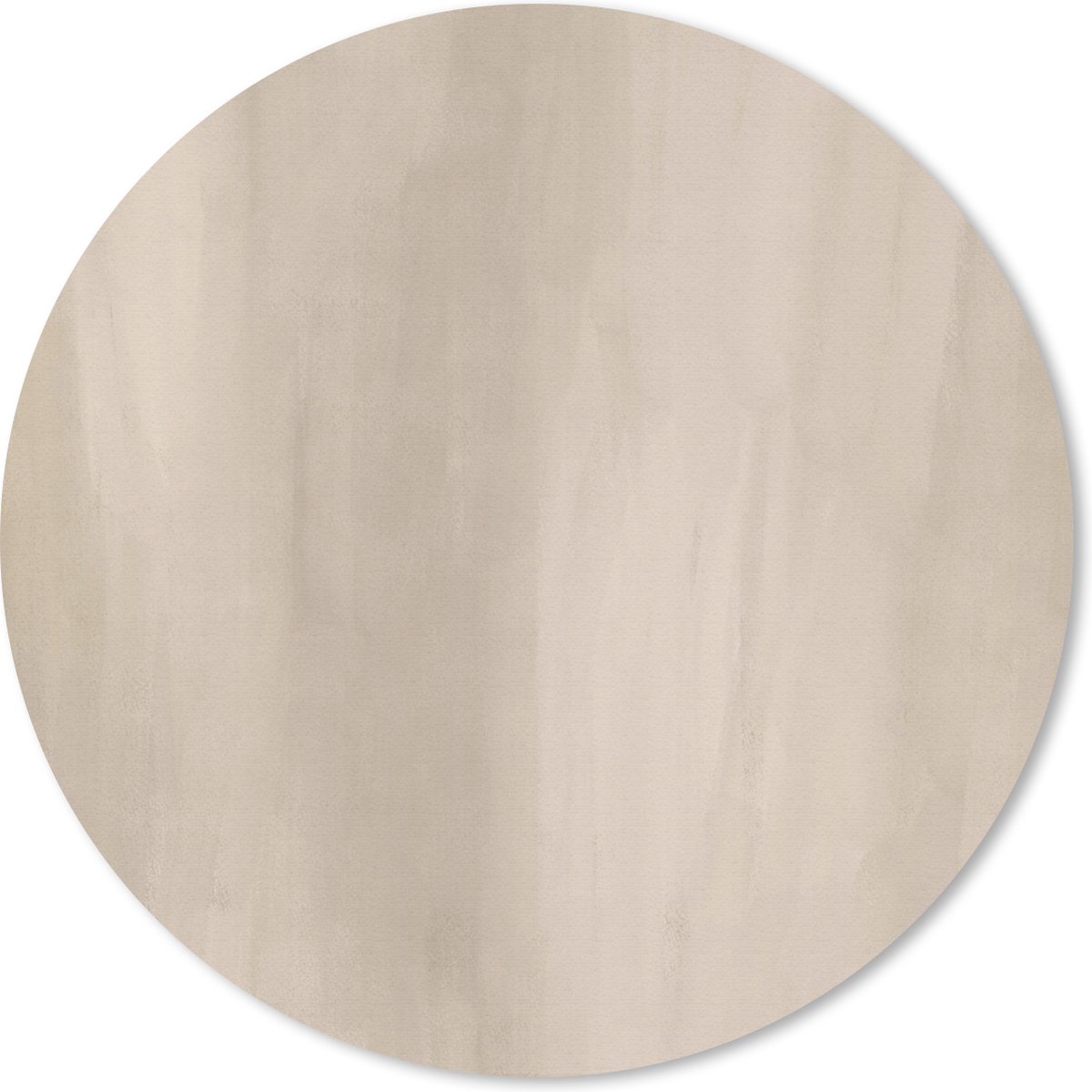 Muismat rond 20x20 cm - Mousepad Abstract - Taupe - Design - Ronde muismatten