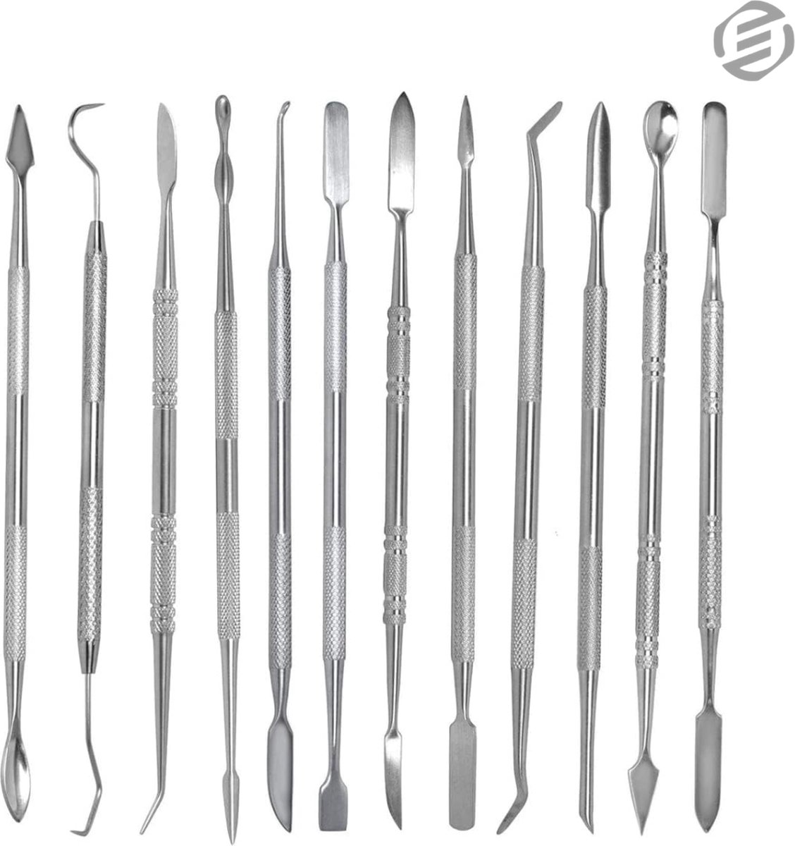 Equivera Pottenbakken Gereedschap - Pottenbakkersgereedschapset - Boetseer Gereedschap - Klei Gereedschap - Boetseer Set - Beeldhouwen - Pottenbakken - Boetseergereedschap - Kleigereedschap - Modelleergereedschap