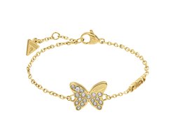 Guess Dames Guess stalen armband CHRYSALIS - Armband - Staal - Goudkleurig - 19 cm
