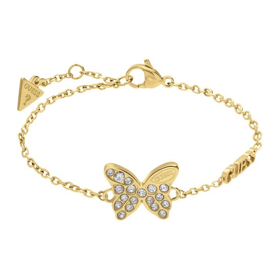Guess Femme Guess bracelet en acier CHRYSALIS - Bracelet - Acier - Doré - 19 cm