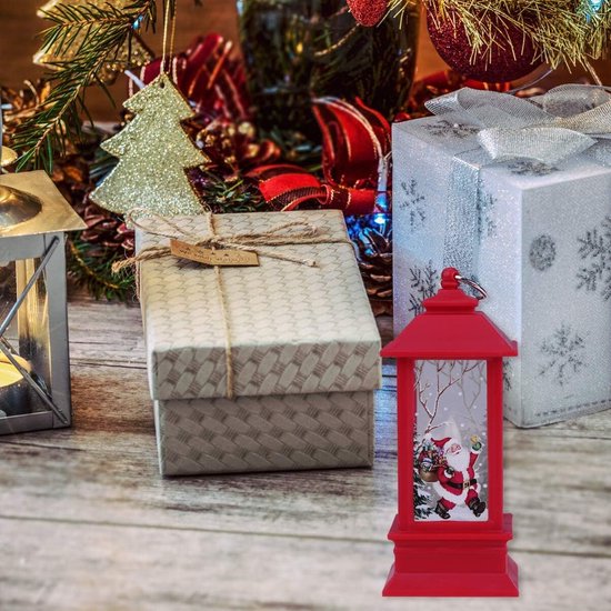 Jojoy - Lanterne de Noël avec Siècle des Lumières - Lanterne d'intérieur - Décoration de Noël - Décorations de Noël - Éclairage de Noël - GLOWMAS