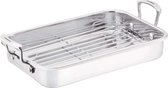 Bol.com Scanpan - Braadslede - RVS - met rooster - Impact - 23 x 32 cm - niet geschikt voor inductie aanbieding