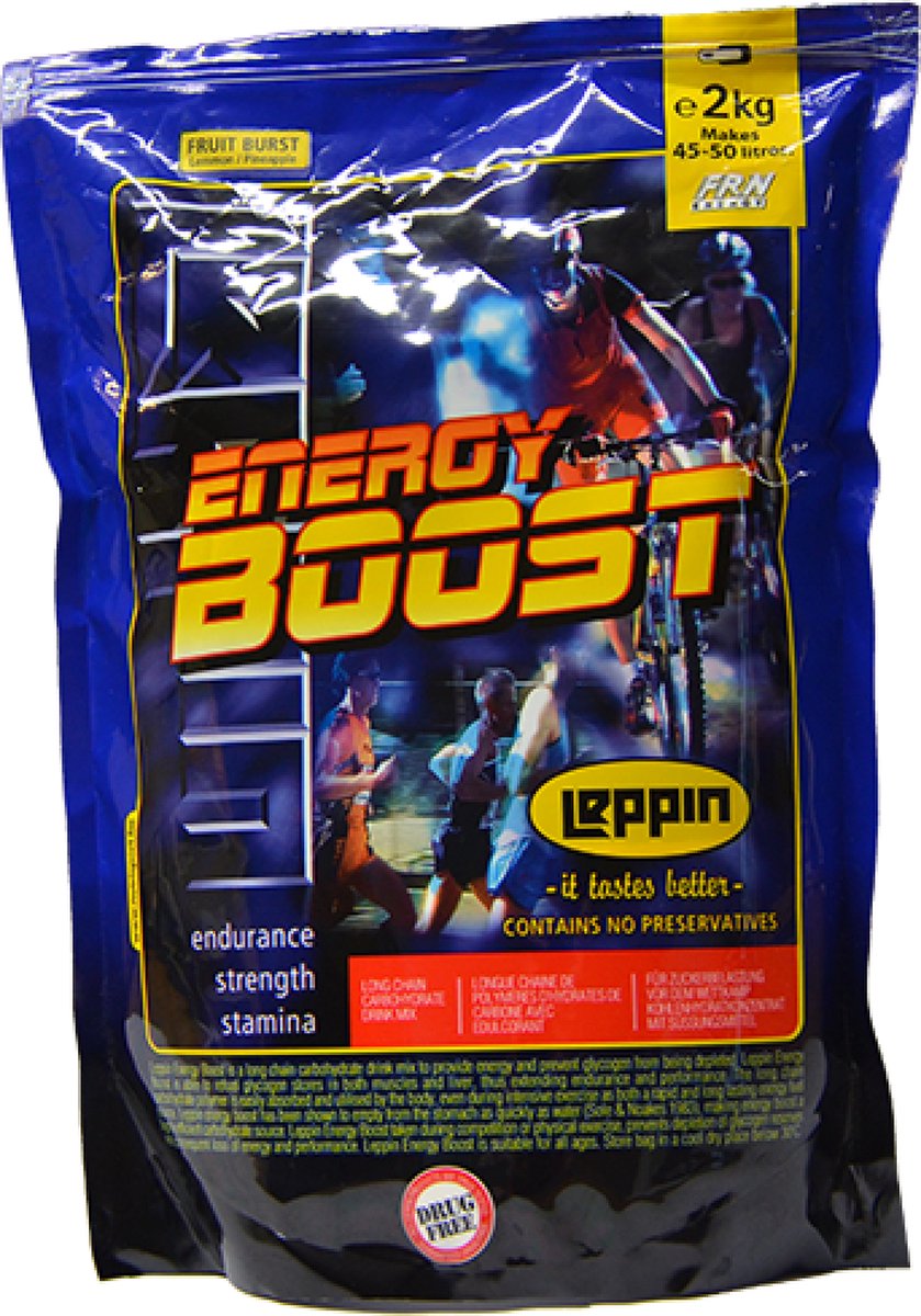 Goedkoopste Leppin Energy Boost 2 kg Peach Energy drank
