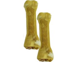 Boomy - Hondensnacks - Kauwstaaf hond - Beef Bone met bullenpees en collageen - 17cm - 2st