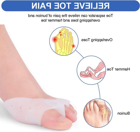 1 paar inlegzolen van siliconen gel voor het aanpassen van de schoenmaat/ schoenen met hoge hakken