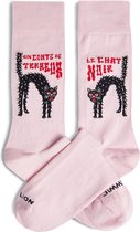 Jimmy Lion chaussettes le chat noir rose - 41-46