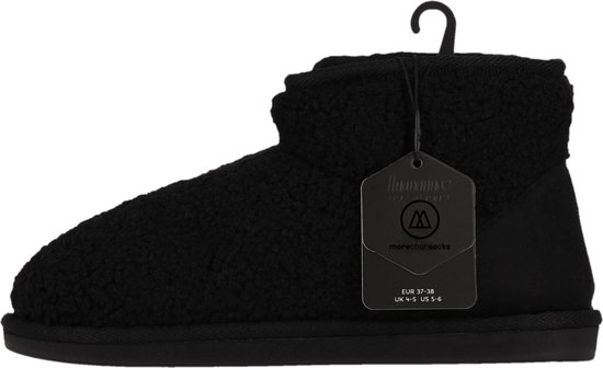 Morethansocks - Chaussons teddy femme - Doublure fausse fourrure - Off White - Taille 37/38