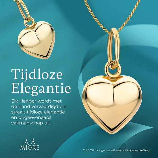 Miore - Pendentif Coeur en Or Femme Or 14 carats