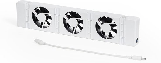 SpeedComfort Radiator Ventilator Uitbreidingsset - Energiezuinig – 2 x zo snel warm - Tot 22% energiebesparing – Simpel te plaatsen – Fluisterstil - Nederlands product - Wit