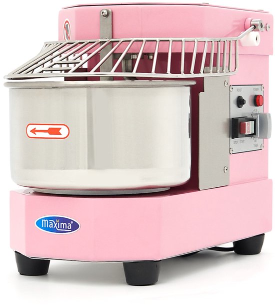 Spiraalkneder - 8 L - 4,5 Kg Deeg - Pastel Roze