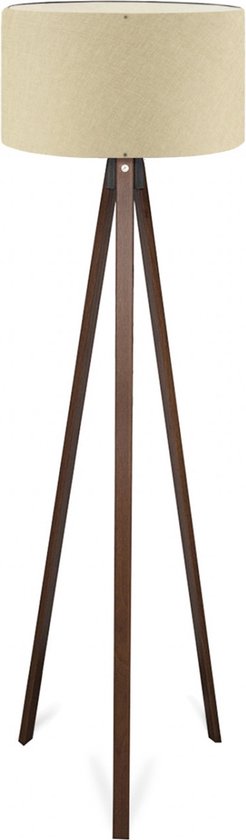 Asir - Lampadaire - Beige - 21 x 38 x 140 cm