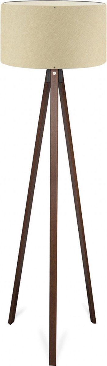 Asir - Vloerlamp - Beige - 21 x 38 x 140 cm