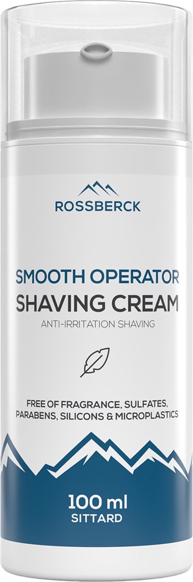 Goedkoopste Smooth Operator Shaving Cream - Scheercrème Heren - Gevoelige Huid - Tegen Scheerirritaties - Rozemarijn Geur - Troepvrij - 100 ml