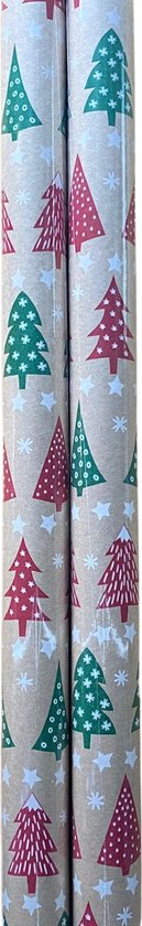 CADEAUX FESTIFS Papier d'emballage – Papier cadeau – 200 x 70 cm – 3 rouleaux – Noël – Emballage cadeau de Luxe – Coloré
