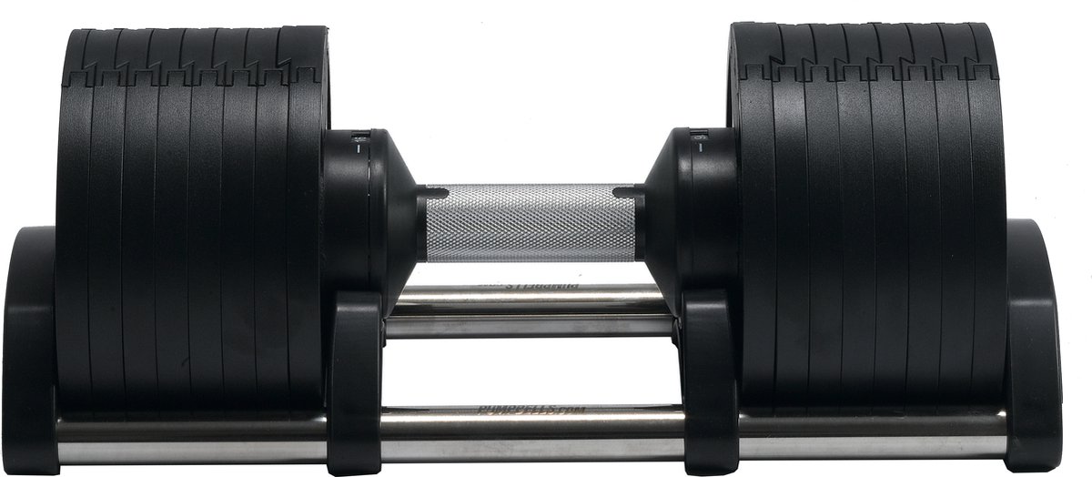 Verstelbare Dumbbell - 2kg t/m 20kg - Professionele halters - 6 Dumbbells in één - Makkelijk instelbaar - Met 2 jaar garantie!