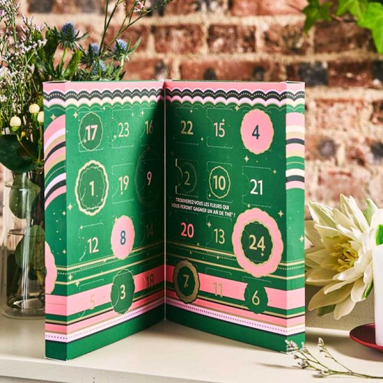 Thés de la Pagode Adventskalender - Thee adventskalender - 24 biologische theeën/infusies - Divine Korea Collection
