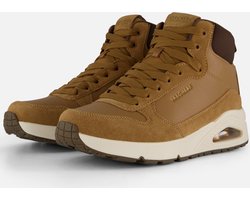 Skechers Uno - Stacre Mid Heren Sneakers - Bruin
