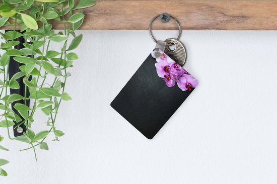 Porte-clés - Orchidée - Fleurs - Rose - Flora - Cadeaux à distribuer - Plastique