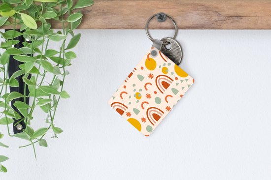 Porte-clés - Météo - Motif - Pastel - Cadeaux - Plastique
