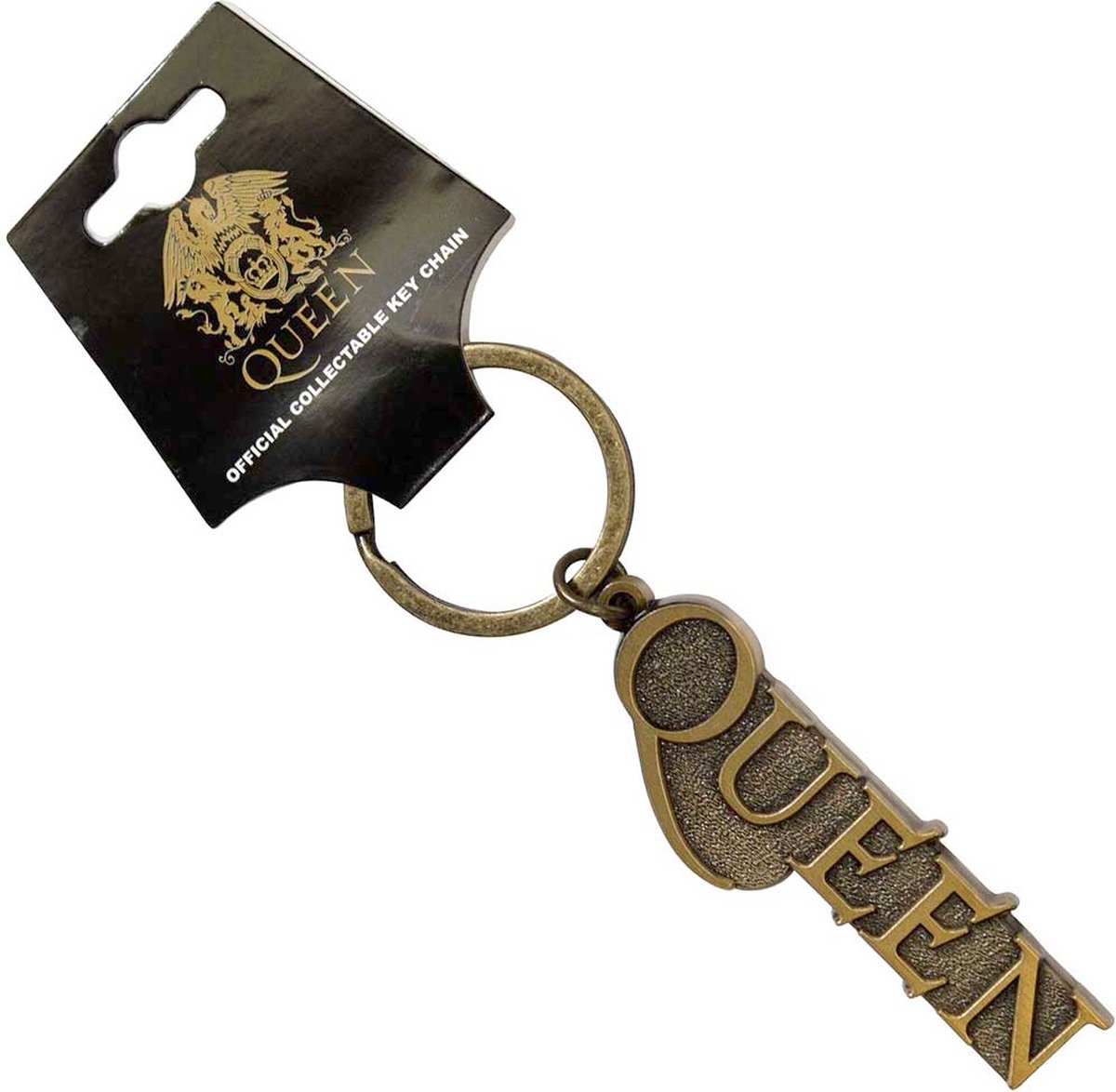 Queen - Logo Sleutelhanger - Goudkleurig