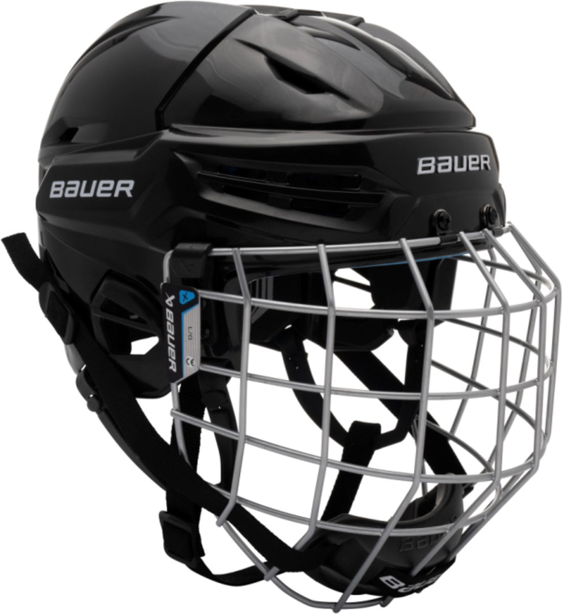 Bauer IJshockey helm RE-AKT 55 maat M Combo Zwart 54.5-59 cm