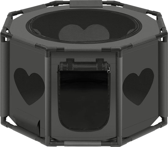 RapidGoods - Boîte pour chiots - Enclos pour chiots - Boîte pliable pour petits animaux - Chiens - Chats - Boîte pour chien - Pliable - Intérieur et extérieur - 72x35x72 cm