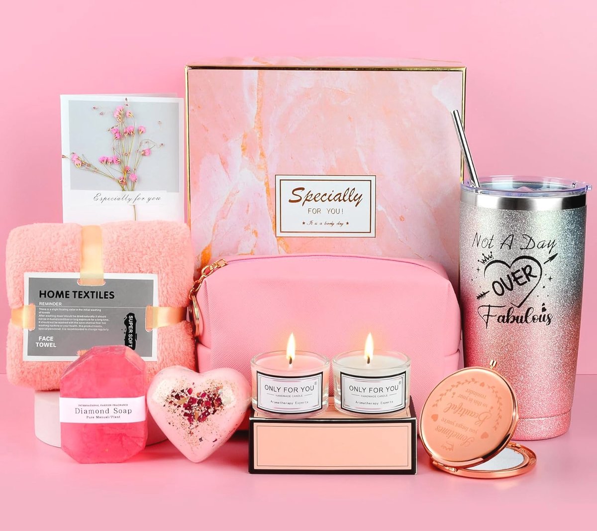 Goedkoopste Wellness Cadeaus voor Vrouwen - Ontspannend Verjaardagscadeau voor Moeder, Zus, Beste Vriendin en Meer