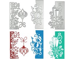 Die Cuts voor Kaarten Maken - Sneeuwvlok en Sneeuwpop Stencils voor DIY Kerstdecoratie