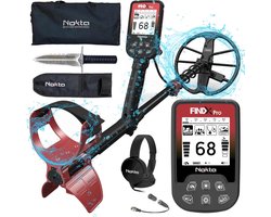 Nokta Findx Pro , Professionele metaaldetector, Complete set met tas, schep en koptelefoon