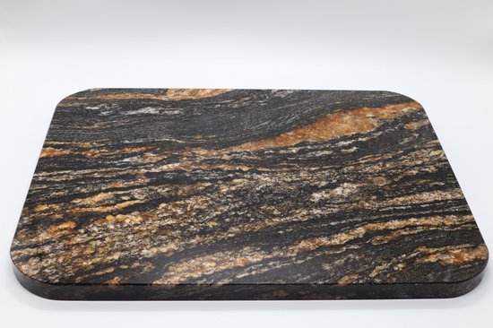 Marmeren Plaat Rosé Snijplank Afgerond 40x30x2cm Keuken Dienblad Plank Marble Serveerplank Echte Marmer Natuursteen Op Maat Gesneden Luxuryquarry