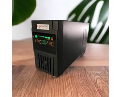 The UPS Factory-LI/SS/850VA-UPS-t.b.v. modems bijvoorbeeld-4uur bij 10Watt