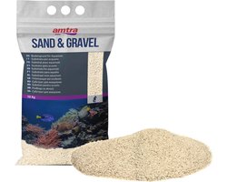 Fijn Wit Kwarts Aquariumzand voor Zoet en Zout Water - 10 kg, Korrel 0,1-0,7 mm