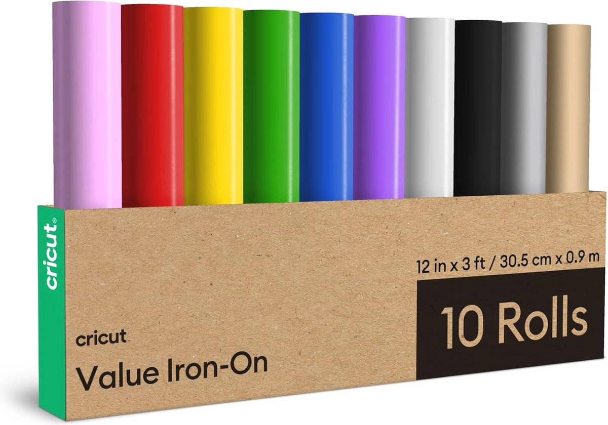 Goedkoopste Warmteoverdracht Vinyl Rollen - 10 x 0,9 m in Diverse Kleuren voor Snijmachines