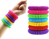 Bracelets anti-moustiques pour adultes et enfants-paquet de 10 bracelets anti-insectes imperméables