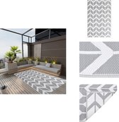 Bol.com vidaXL Buitenkleed - Buitenkleden - Kleed - Tapijt - Buitenkleed 160x230 cm polypropeen grijs aanbieding