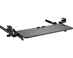 Toetsenbord lade onder bureau - toetsenbord houder - toetsenbordlade - keyboard tray - ergonomisch zithouding - hoogte verstelbaar en uitschuifbaar