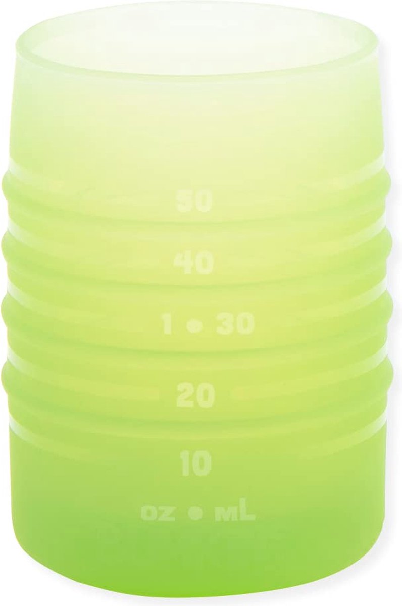 Goedkoopste Bumkins - Siliconen startbeker - Groen Jelly
