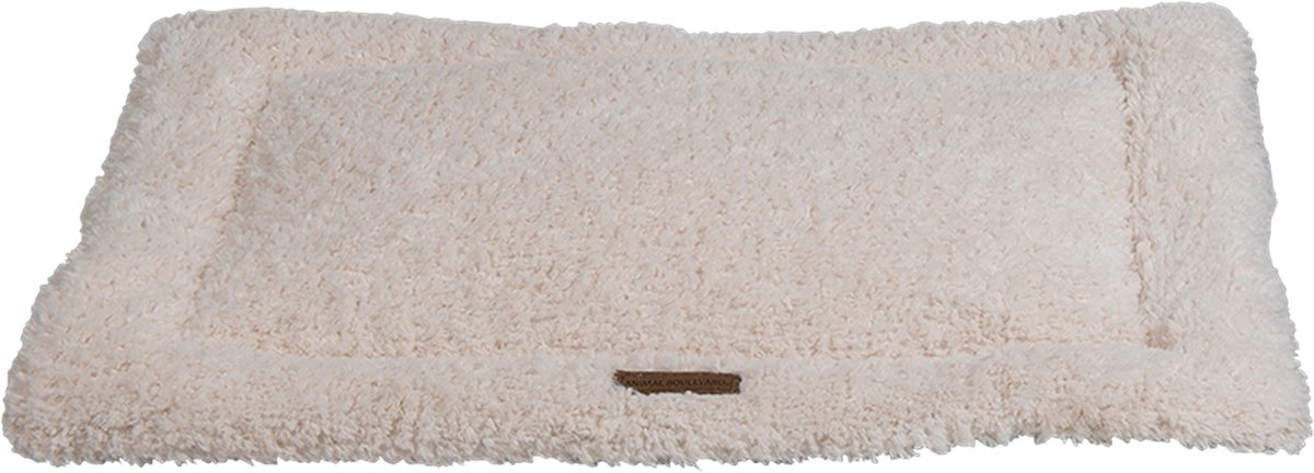 Animal Boulevard Ab12009 - Manden En Kussens - Hond - Ab Curl Plush Benchkussen Wit-xl 104x68cm - Maat: Xl