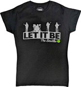 The Beatles - Rooftop Dames T-shirt - 3XL - Zwart