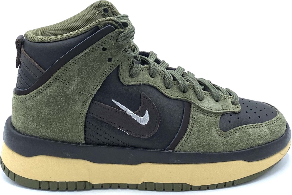 Nike Dunk High Up- Sneakers Olijf