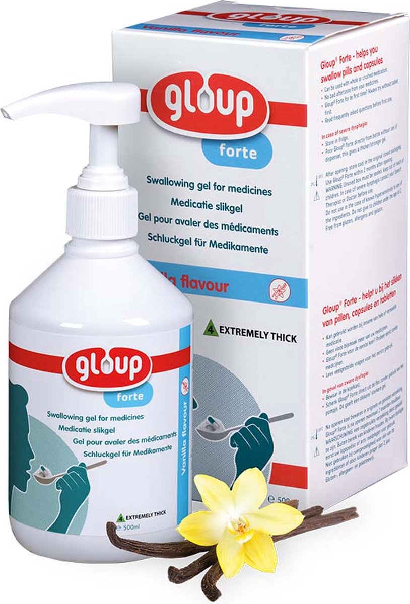 Gloup Forte Medicatie Slikgel - 6 flessen x 500ml (6 halen, 5 betalen)