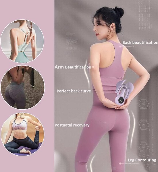 Entraîneur De Cuisses Avec écran LCD - Résistance 20-60 Kg, Compteur Calories - Fitness Maison, Plancher Pelvien