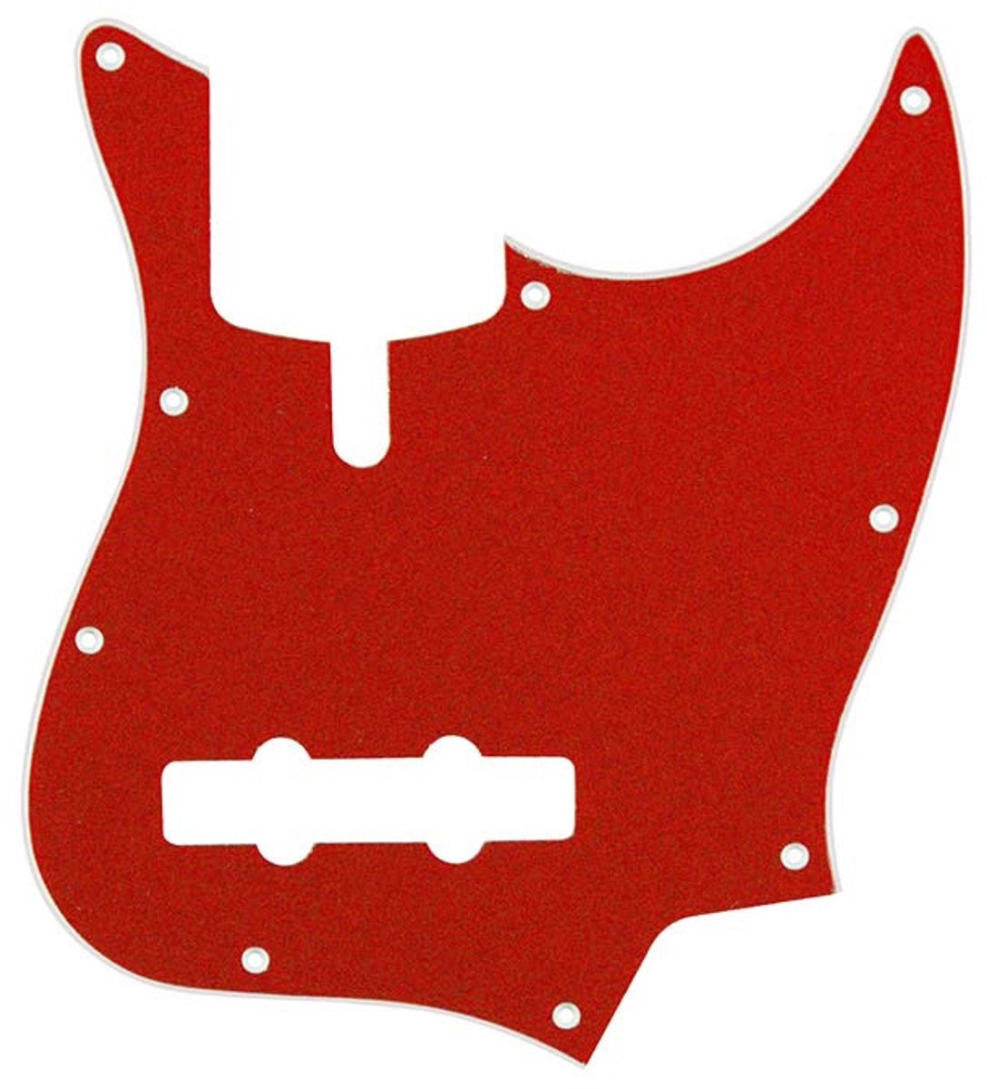 Boston M5V-210-SRD pickguard, Sire Marcus Miller V-series 5-string, 2 ply, sparkling red