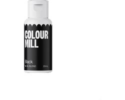 Colour Mill Oil Blend Voedingskleurstof op Oliebasis - Black - 20ml