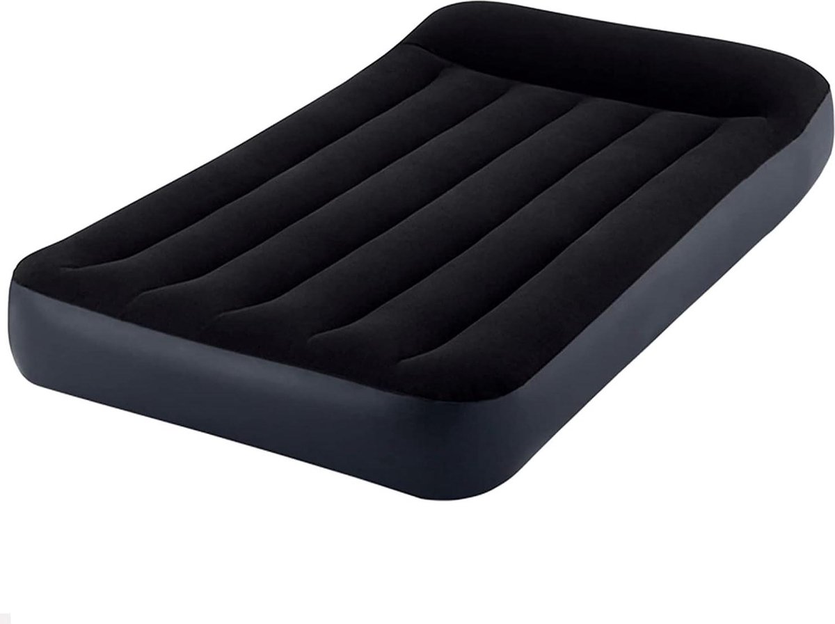 Luchtbed Comfort Elevated Ingebouwde Pomp 1-Persoons - Luxe Slaapcomfort