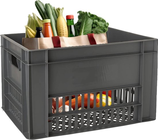 Fietskrat - Fietsmand - 34L - Anthracite — afbeelding 3