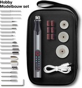 Bol.com makewaze elektrische draadloze Graveerpen / Graveermachine / Graveerset - Multifunctionele Hobby Modelbouw set - USB opl... aanbieding